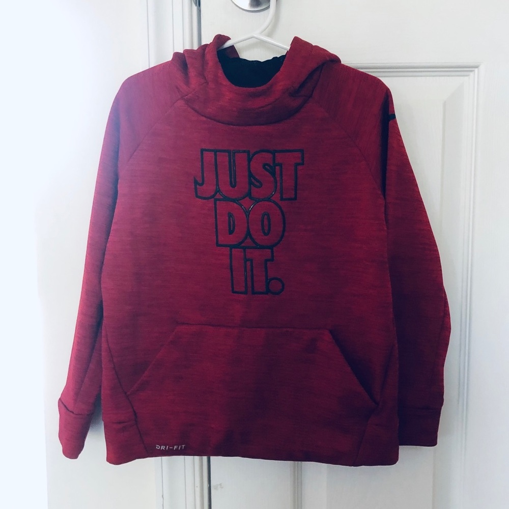 Boys red NIKE sweatshirt